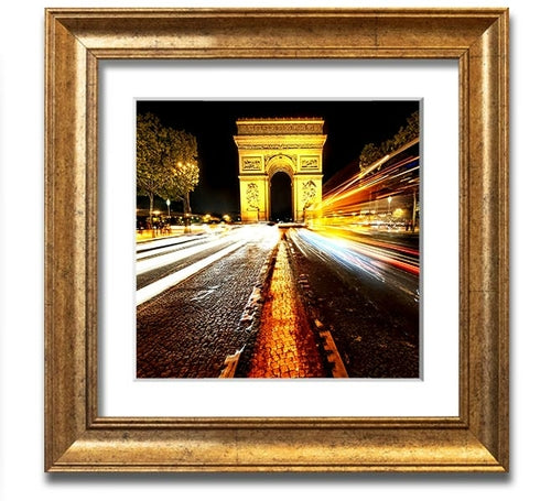 Arc De Triomphe At Night