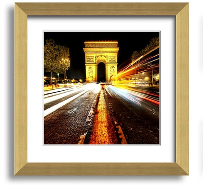 Arc De Triomphe At Night