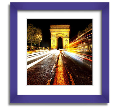 Arc De Triomphe At Night