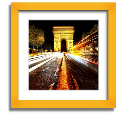 Arc De Triomphe At Night