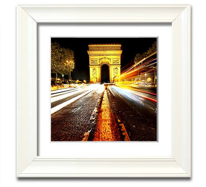 Arc De Triomphe At Night