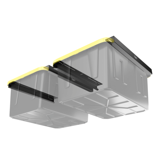 Overhead Storage Bin Rail System