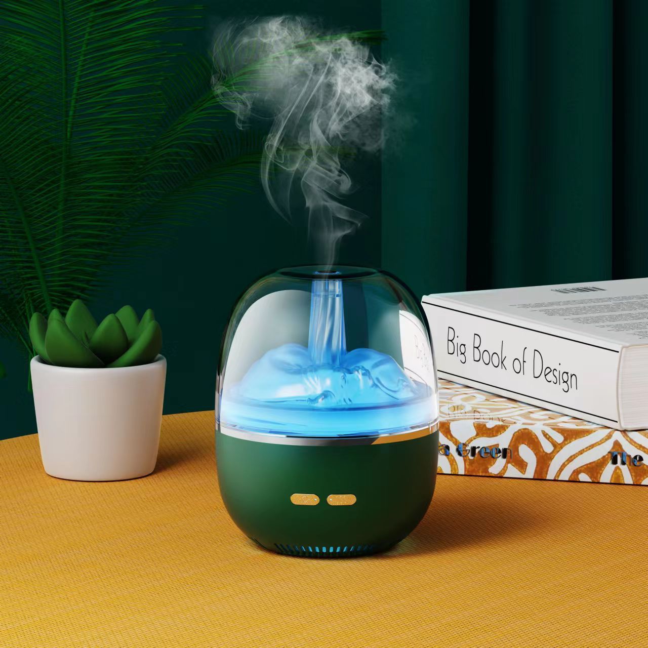 Air Humidifier Essential Oil Ultrasonic Aromatherapy Atomizer Colorful Light Heavy Fog Volume Office Home Accessories