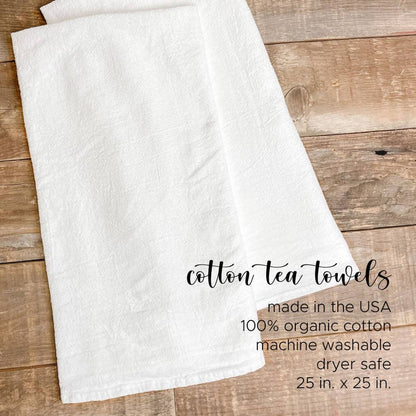 Beautiful Adventures (Quote) - Cotton Tea Towel