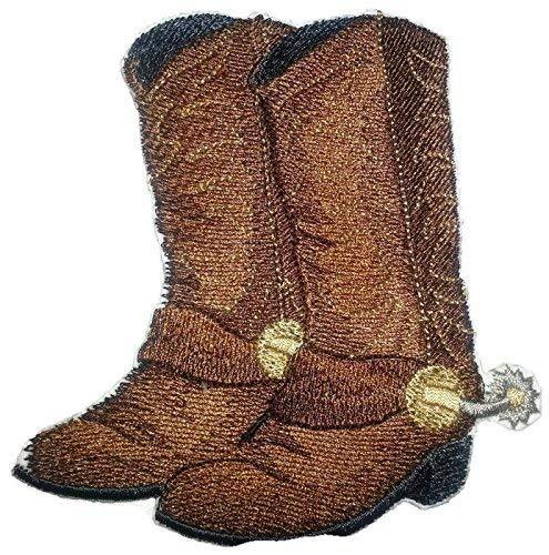 Cowboy Gear[Cowboy Boot] Embroidered Iron on/Sew Patch [4.67"4.33"]