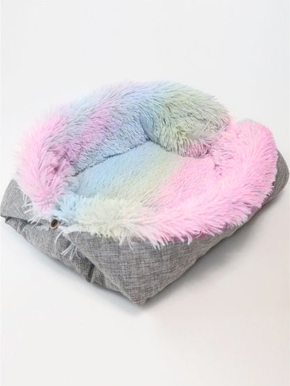 Pet Bed Mat New Pet Soft Dog Cat Blanket Fleece Cat Bed Mat Soft Warm Sleep Mat Cat Supplies Winter Foldable Pet Cushion