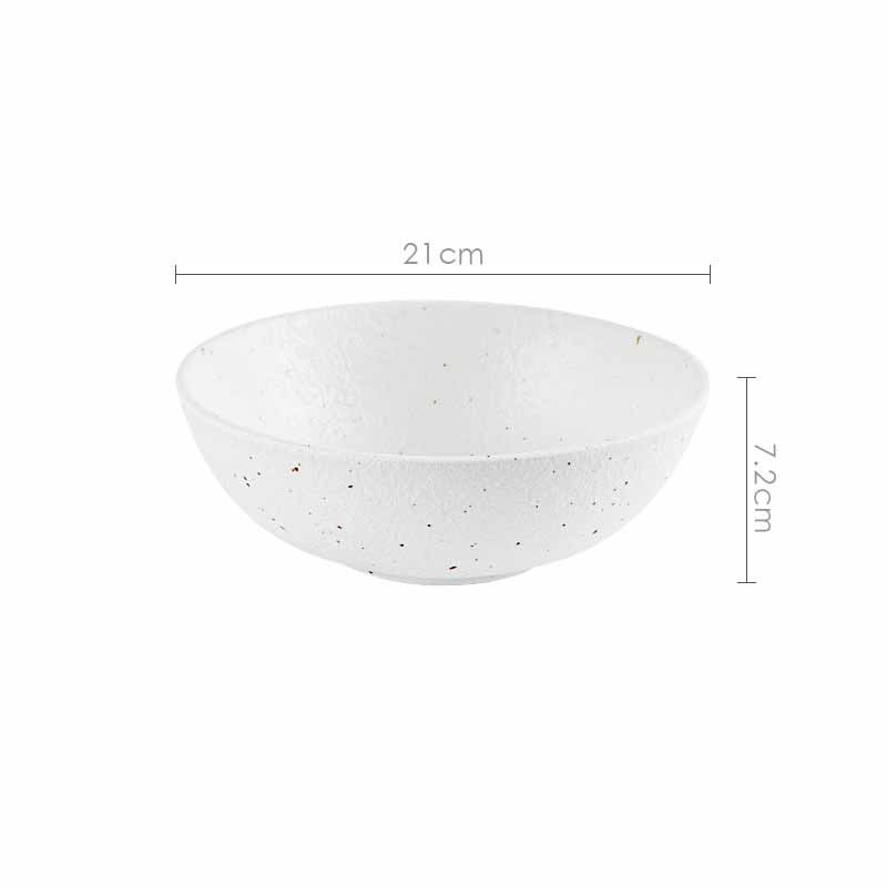 Porcelain Ceramic Bowl Dinner Plate Spoon Tableware