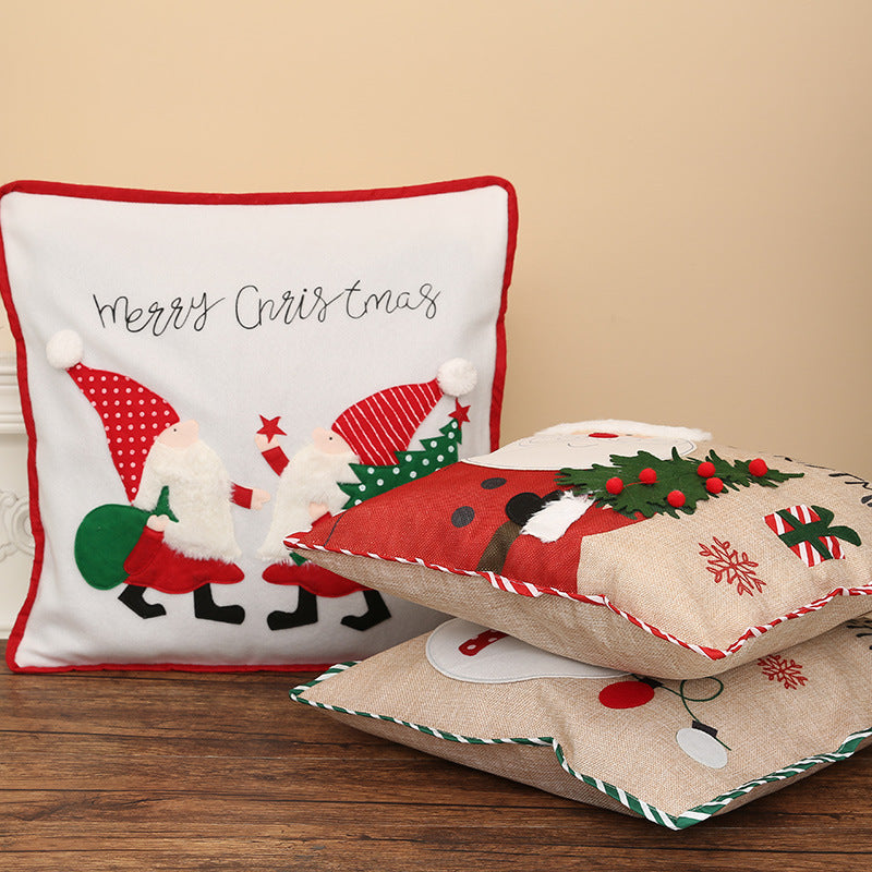 Decorative Items Santa Claus Pillowcase