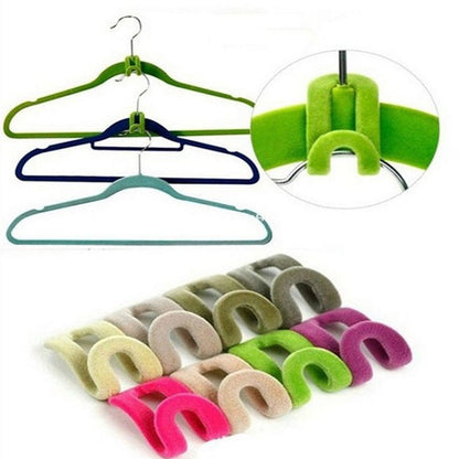 Tiered Clothes Hanger Hooks