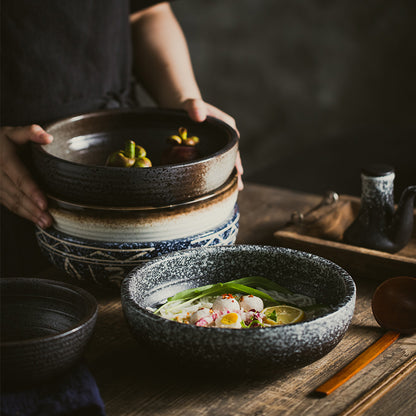 Retro soup bowl soup bowl