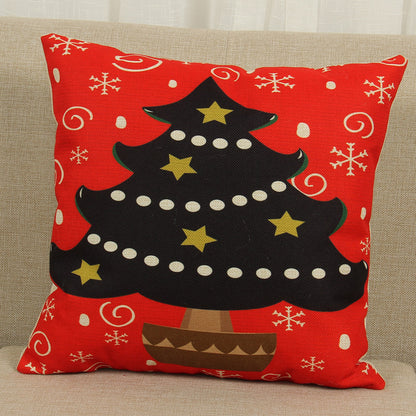 Christmas elk pillowcase