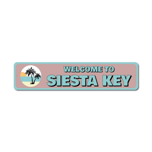 Siesta Key Welcome Sign