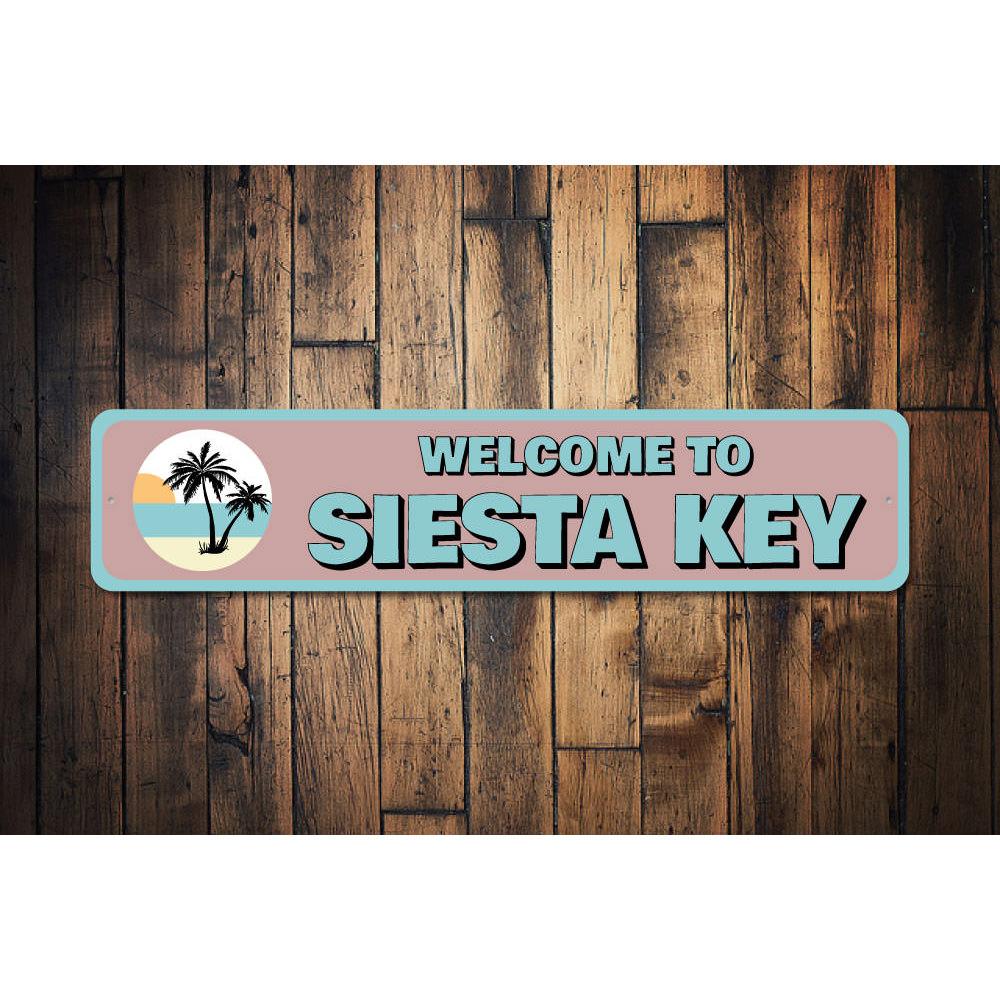 Siesta Key Welcome Sign