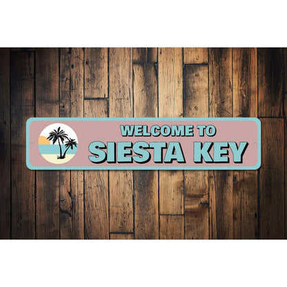 Siesta Key Welcome Sign