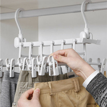 Space Saver Magic Hanging Clothes Hanger Rack