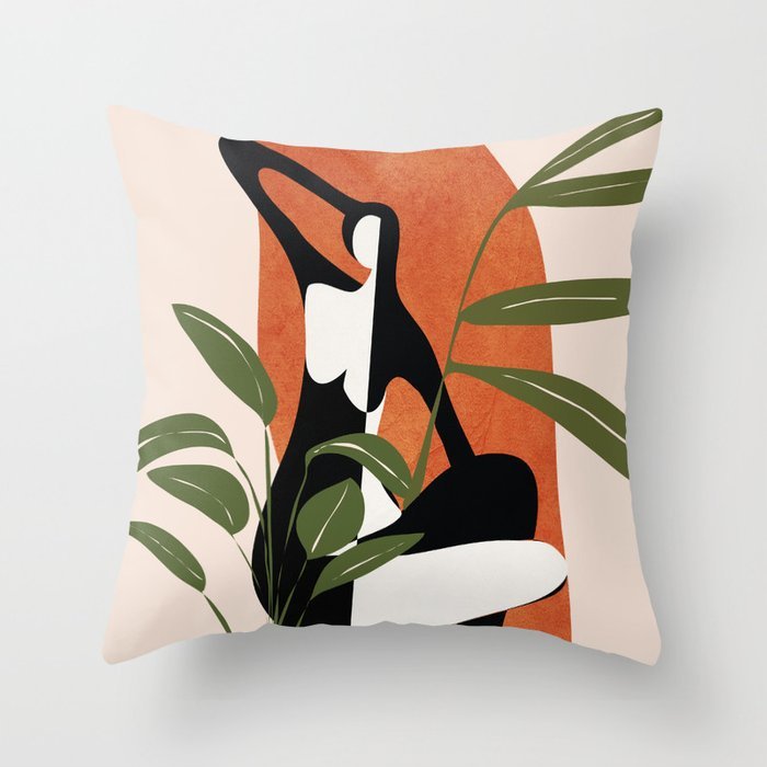 Abstract geometric portrait pillowcase home sofa cushion pillow cushion cover