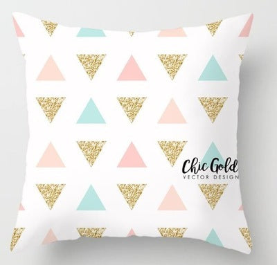 Geometric Cushion Cover