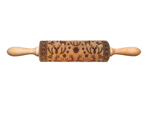 Rolling Pin Christmas Embossing