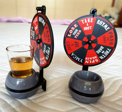 Funny Spinner Rotatable Beer Wine Glass Cup Wine Bar Party Drinking Game Kit Spin Shot Glass Bar Funny Tools Party Drinking Set