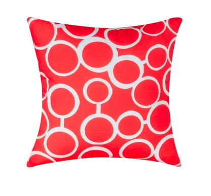 Geometric short plush pillowcase cushion cover