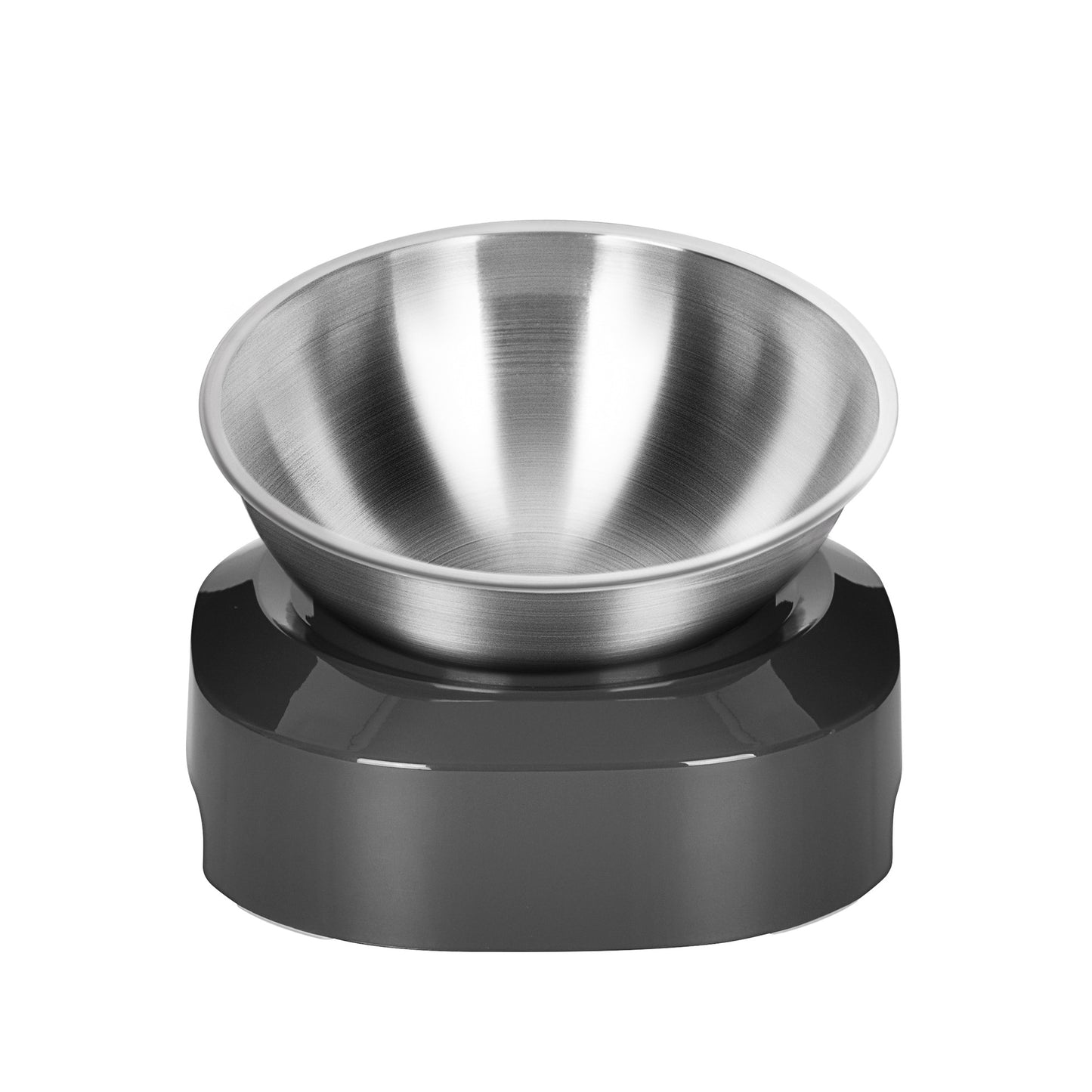 Pet Stainless Steel Bowl Pet Double Night