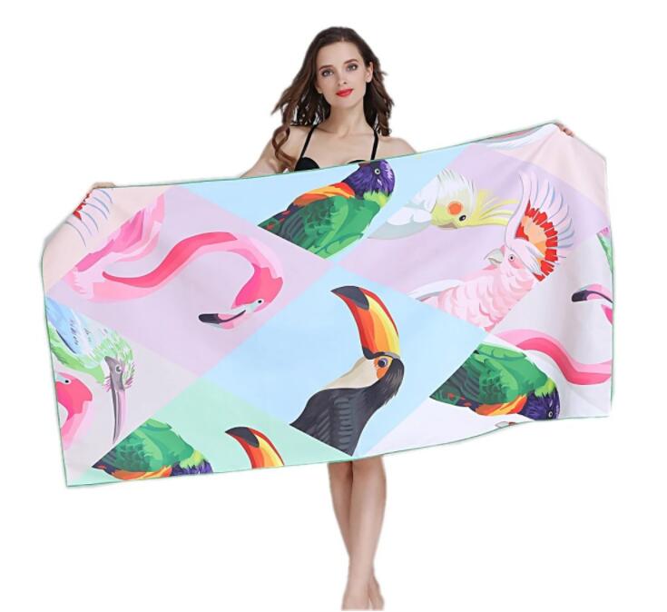 Double velvet beach towel