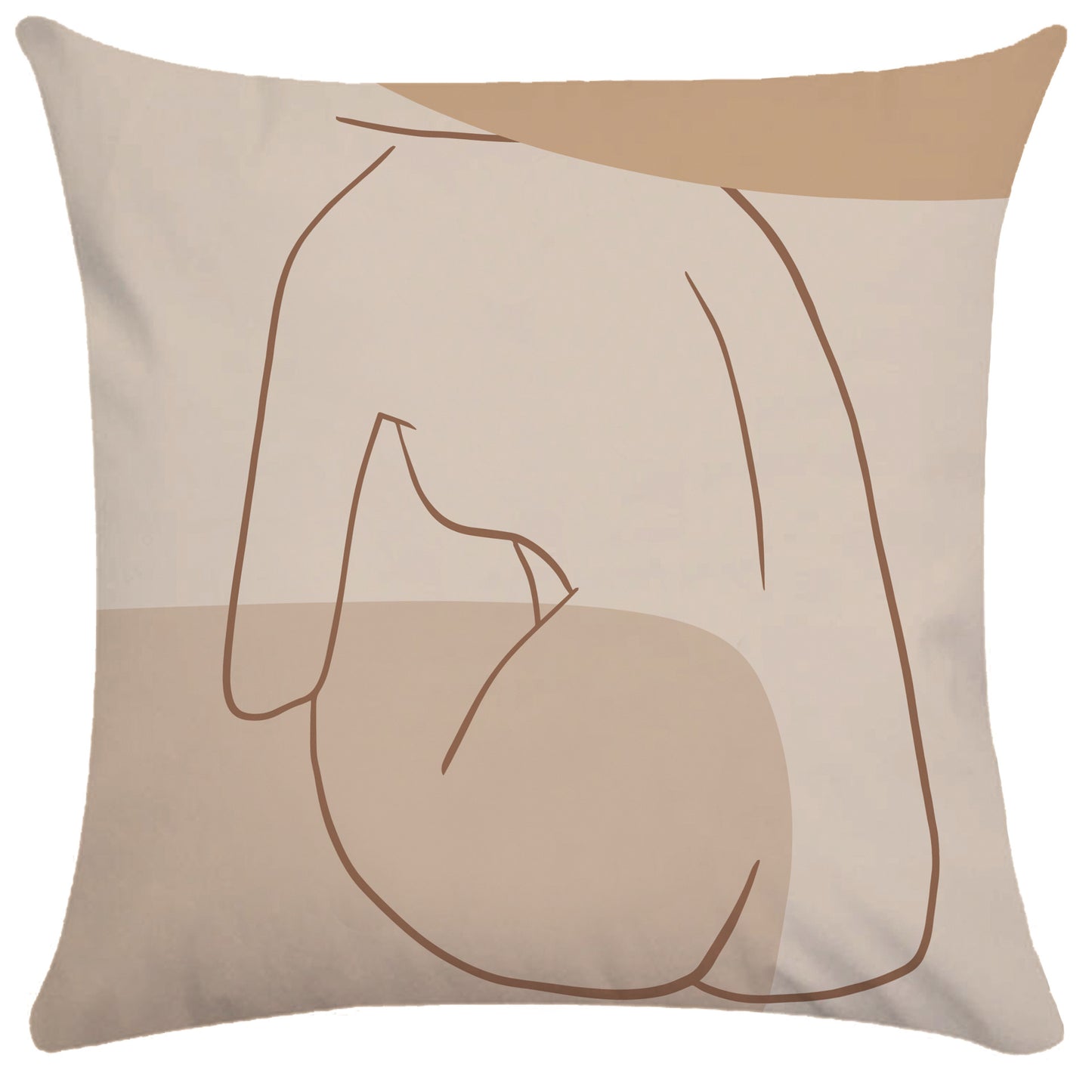 Abstract female pillowcase