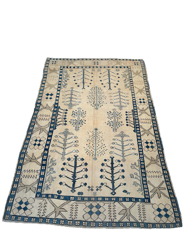 Authentic Anatolian Handmade Rug - Traditional Turkish Wool Carpets for Timeless Elegance