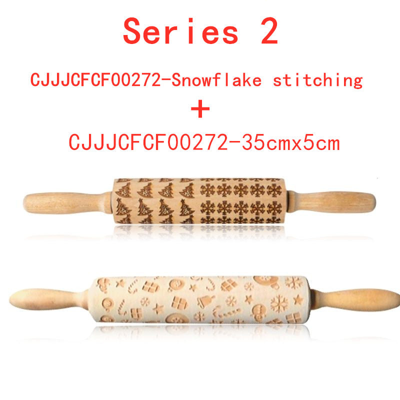 Rolling Pin Christmas Embossing