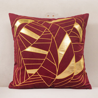 Dutch velvet gilded pillow case