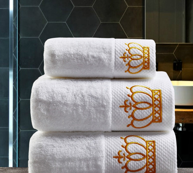 Cotton gift towel custom embroidery boutique hotel hotel sauna large bath towel