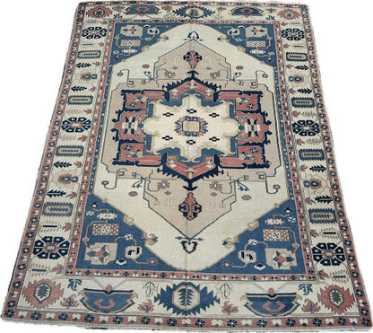 Authentic Anatolian Handmade Rug - Traditional Turkish Wool Carpets for Timeless Elegance