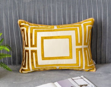 Golden European pillow cushion cover