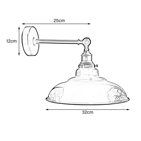 White Shade With Adjustable Curvy Swing Arm Wall Light Fixture Loft