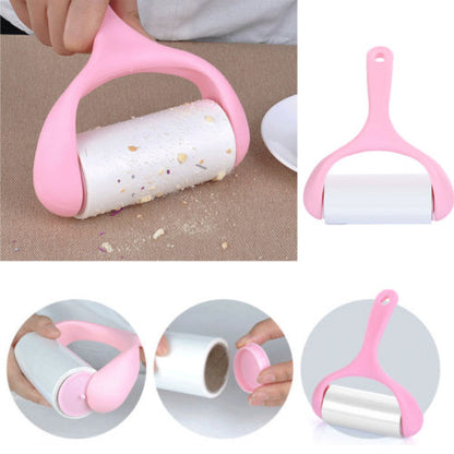 Hot Washable Roller Cleaner Lint Roller Sticky Picker Pet Hair Fluff Remover Brush Reusable Household Cleaning Tool