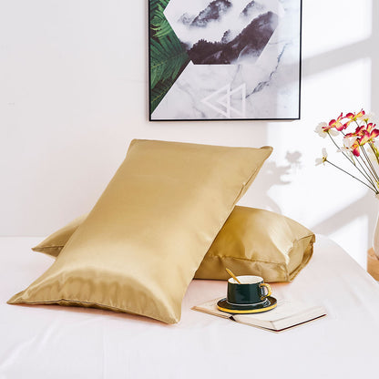 Silk double pillowcase