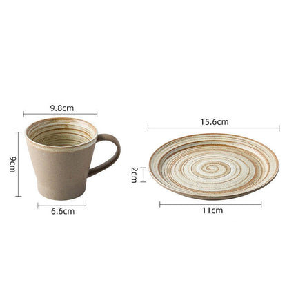 Stoneware coffee cup