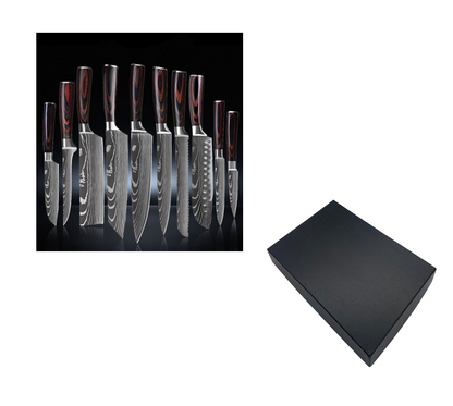 6 Piece Set 8 Piece Set 10 Piece Set Knife Chef's Knife Chef's Knife Kitchen Knife Cooking