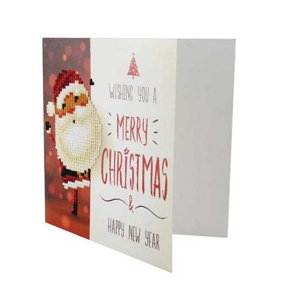 Christmas DIY Diamond Painting Greeting Cards 5D Cartoon Birthday Postcards Kids Festival Embroidery Greet Cards Gifts