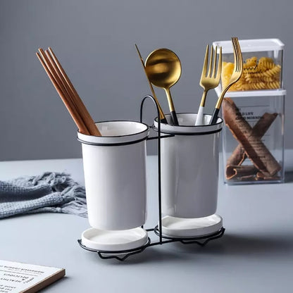 Chopsticks, knife, fork and spoon storage rack