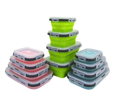 Folding lunch box