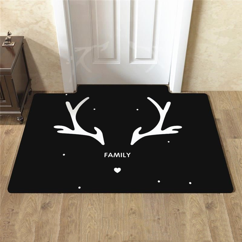 Nordic Printed Carpet Door Mat