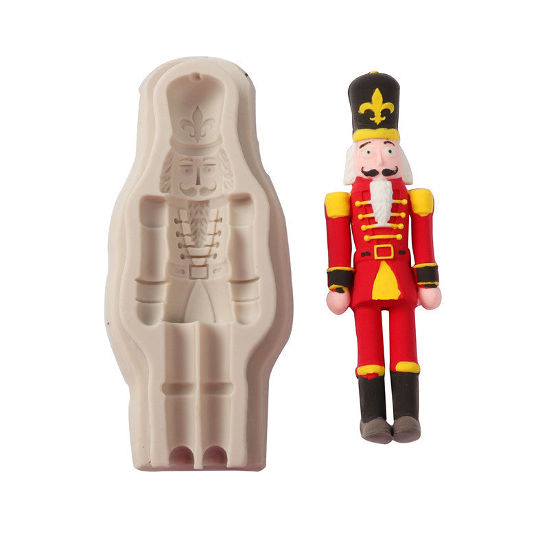 Christmas Guard Fondant Cake Chocolate Mould