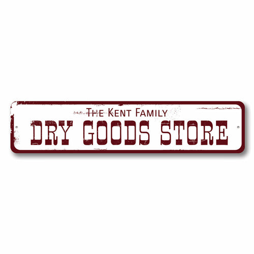 Dry Goods Store Sign