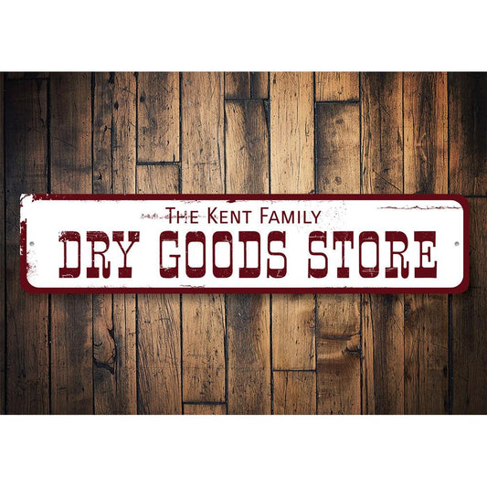 Dry Goods Store Sign