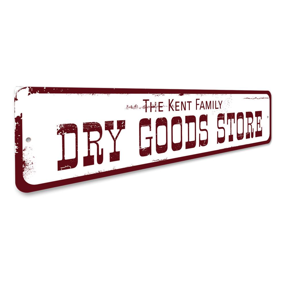 Dry Goods Store Sign