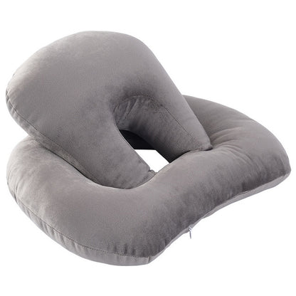 U-Shaped Desk Nap Pillow Neck Supporter Seat Cushion Headrest Travel Neck Pillow With Arm Rest