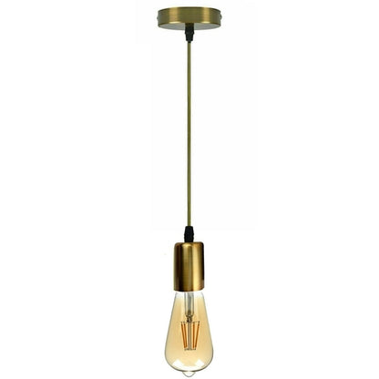 Vintage E27 Fitting Suspension Light Base Copper Lamp Holder Ceiling