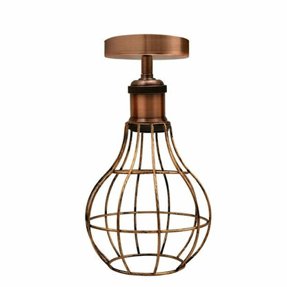 Vintage Retro Industrial Ceiling Light Shade Flush Mount Ceiling Lamp