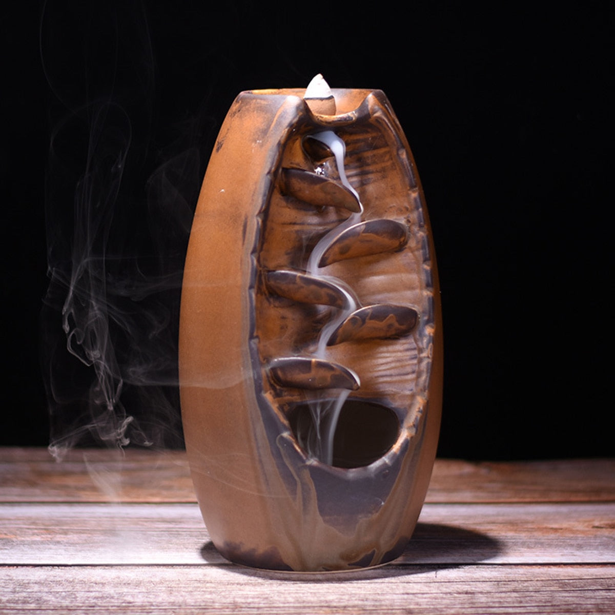 Multi-layers Ceramic Back flow Incense Burner